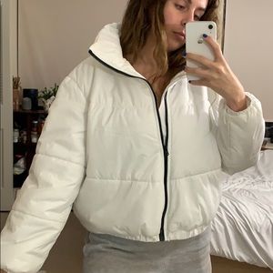 White Puffer Coat